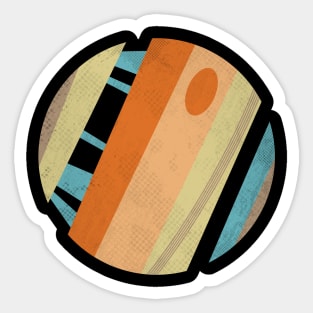 Cross Sections of a Solar System Sticker